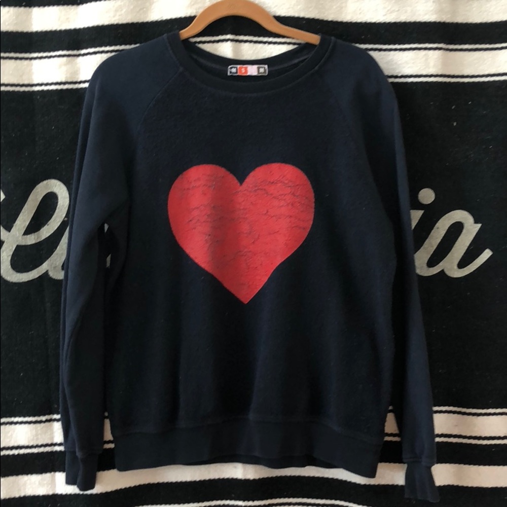 MSGM reversed fabric sweatshirt